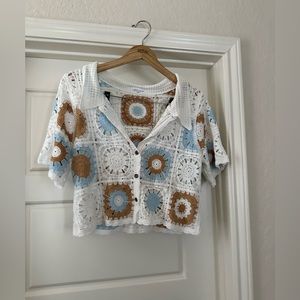 VESTIQUE - Crochet Top - size S/M - NEVER WORN